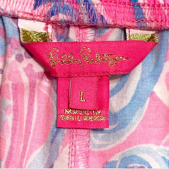 Lilly Pulitzer Ocean View Shorts – Prosecco Pink Don’t Be Jelly L - Picture 7 of 12